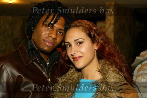 Amsterdam 7 maart 2003
Premiere Adrenaline. 
david Idols met vriendin