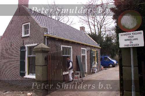 Wassenaar 28 maart 2001
Verbouwing op landgoed de Horsten.