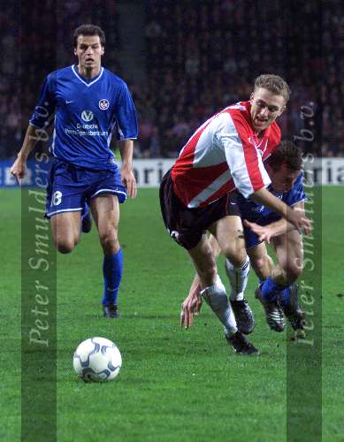 Eindhoven, 15 maart 
1/4 finale UEFA-Cup PSV-FCKaiserslautern, eindstand  0-1
Dennis Rommedahl