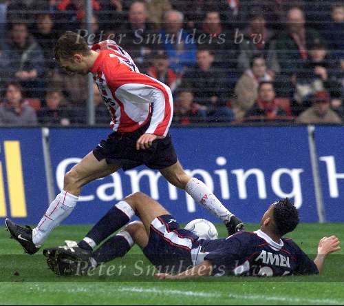 Eindhoven, 18 maart 2001
Kompetitie PSV-FC Utrecht, eindstand 5-1
Dennis Rommedahl