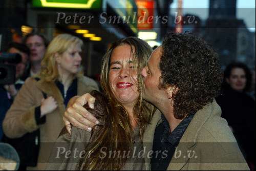 Amsterdam 8 april 2003
Premiere Johnny English met Rowan Atkinson
dirk zeelenberg met vriendin