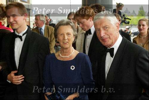 Amsterdam 25 april 2003
Concert vanwege de 65 e verjaardag van koningin beatrix
dries v Agt met vrouw