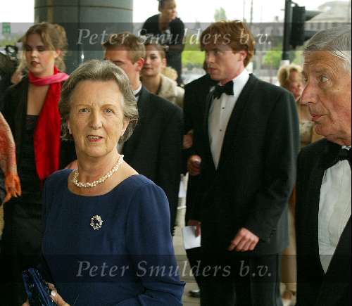 Amsterdam 25 april 2003
Concert vanwege de 65 e verjaardag van koningin beatrix
dries v Agt met vrouw
