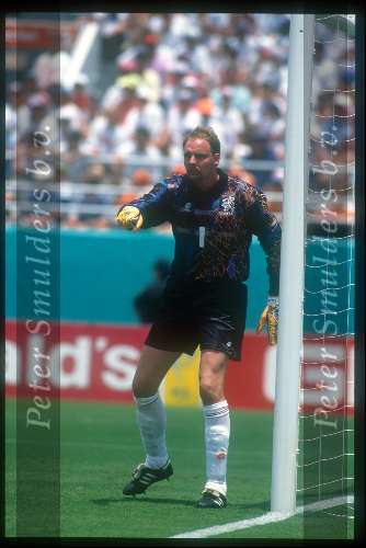Ed de Goeij spelend voor het Nederlands elftal in 1994