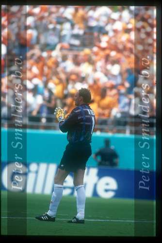 Ed de Goeij spelend voor het Nederlands elftal in 1994