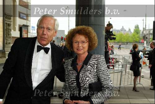 Amsterdam 25 april 2003
Concert vanwege de 65 e verjaardag van koningin beatrix
eef brouwer met vrouw