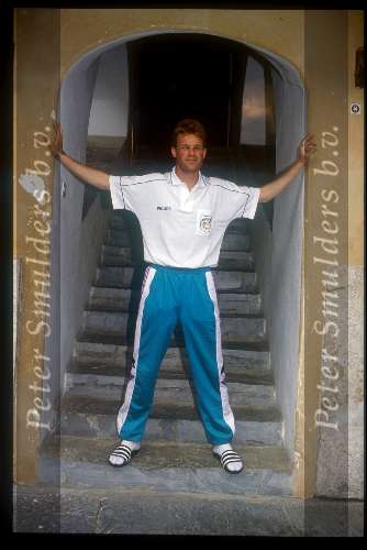 1990 Erwin Koeman met het nederlands elftal op weg naar het WK in Joegoslavie
