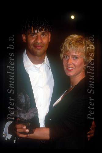 Frank Rijkaard met zijn vrouw monique Rijkaard