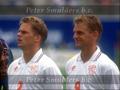 Ruud de boer en Frank de Boer tijdens het wereldkampioenschap in USA 1994