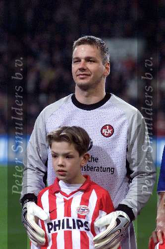 Eindhoven, 15 maart 2001
UEFA Cup 1/4 finale PSV-FC Kaiserslautern, eindstand 0-1
GEORG KOCH