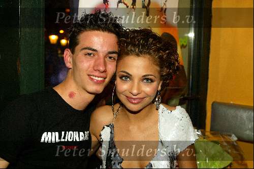 Amsterdam 7 maart 2003
Premiere Adrenaline.
georgina verbaan met broer