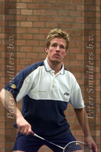 Eindhoven 27 maart 2001
Badminton speler Gerben Bruijstens