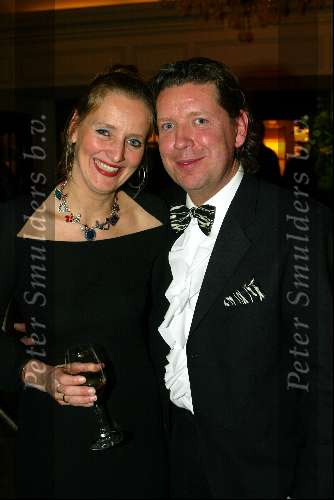 Amsterdam 8 april 2003
Premiere Johnny English. feest in hotel l\\\'europe
henkjan smits met vrouw