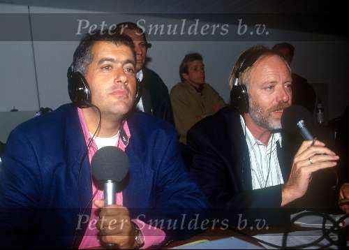 Jack v Gelder als radio verslaggever voor \\\