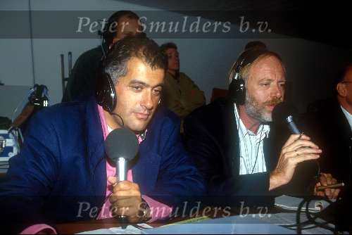 Jack v Gelder als radio verslaggever voor \\\