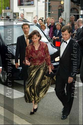 Amsterdam 25 april 2003
Concert vanwege de 65 e verjaardag van koningin beatrix
jan peter balkenende  met vrouw