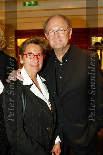 Amsterdam 16 april 2003
Opening Ralph Lauren store op pc hooftstraat .
joop v d ende met janine v d ende