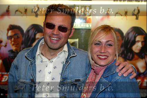 Amsterdam 7 maart 2003
Premiere Adrenaline. Daniel Louis Rivas Georgina Verbaan
Joost Buitenweg en actrice sam sam