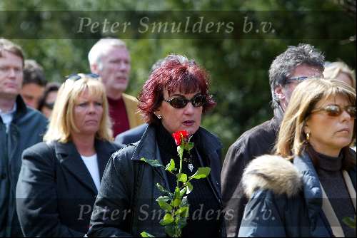 Naarden 8 april 2003
Begrafenis Sjaak Zwart (man marga Scheide)
Jose Hoebee