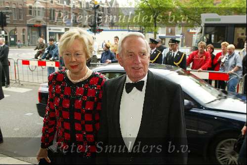 Amsterdam 25 april 2003
Concert vanwege de 65 e verjaardag van koningin beatrix
korthals altes met vrouw