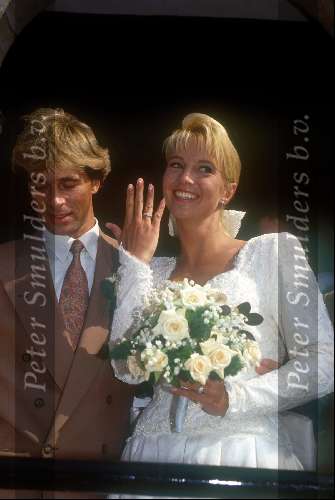 23 Augustus 1991 1991 Trouwen Linda Mol met Fred Reuter