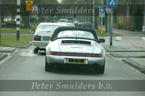 Naarden Vesting 12 april 2003
Myrna Goossen met porsche 911