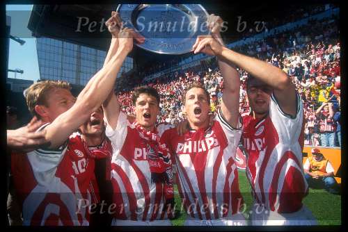 PSV Landskampioen 1996/1997 arthur numan jaap stam wim jonk phillip cocu