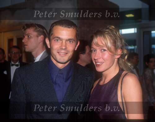 Phillip Cocu met vrouw