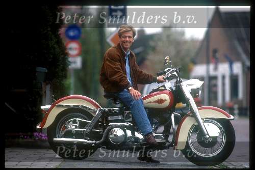 Teun v Vliet op zijn motor