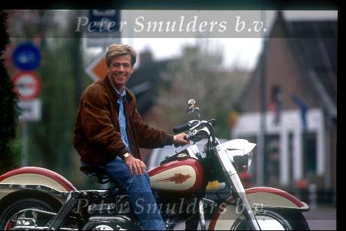 Teun v Vliet op zijn motor