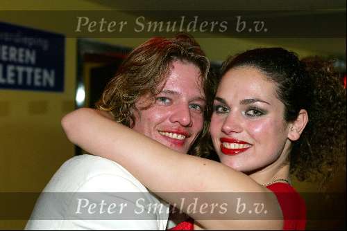 Amsterdam 16 april 2003
premiere van god los
tygo gernandt en vriendin