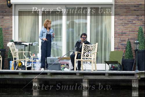 Vinkeveen 16 april 2004
Andre Hazes met Rachel Andre en Roxanne vissen in Vinkeveen.