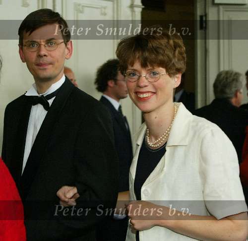 Amsterdam 25 april 2003
Concert vanwege de 65 e verjaardag van koningin beatrix
Andre Rouvoet  met vrouw