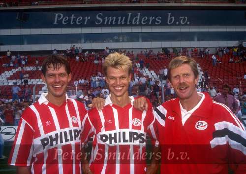 Arthur Numan met Hans Westerhof en frank Arnesen