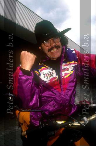 Bennie Jolink op de motor 1995