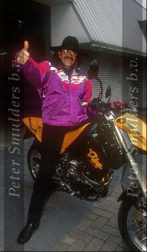 Bennie jolink van Normalen op de Crossmotor 1995