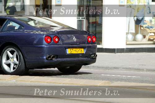 Amsterdam 5april 2003
Bram Moszkowicz in ferrari