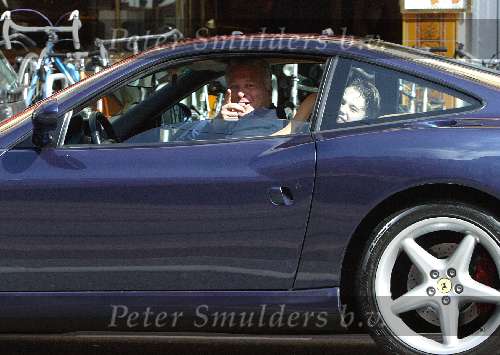 Amsterdam 5april 2003
Bram Moszkowicz in ferrari