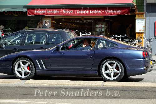 Amsterdam 5april 2003
Bram Moszkowicz in ferrari