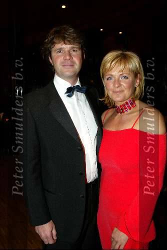 Scheveningen 4 april 2004
Premiere Lion King in Kurhaus.
Caroline Tensen met vriend Peter Gallas
