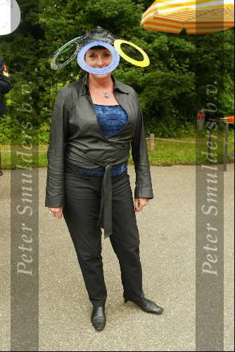 Breukelen 11 juni 2002
Haringparty Neijenrode
Catherine Keyl met speciale hoed