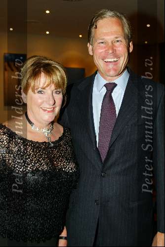 Amsterdam 14 september 2002
Modeshow Mart Visser in het Hilton
Catherine Keyl met vriend