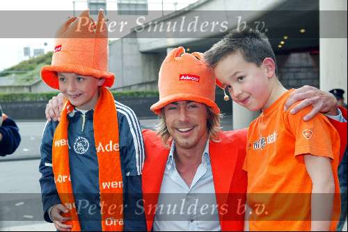 Amsterdam 19 april 2004
Premiere in Oranje in de Amsterdam Arena.
Chris Zegers