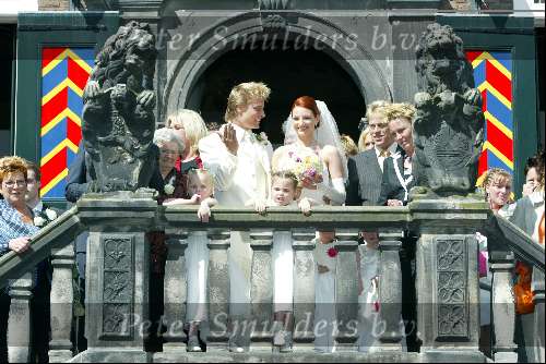 Vlaardingen 20 april 2004
Winston Post en Denise v Rijswijk trouwen op stadhuis Vlaardingen.