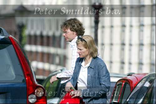 Amsterdam 22 april 2004
Ella Adriaanse (ex Ursul de Geer) met vriend