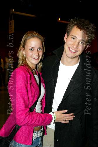 Hilversum 3 april 2004
Finale Idols in studio 22.
Eric Idols met vriendin
