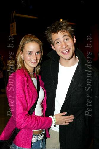 Hilversum 3 april 2004
Finale Idols in studio 22.
Eric Idols met vriendin