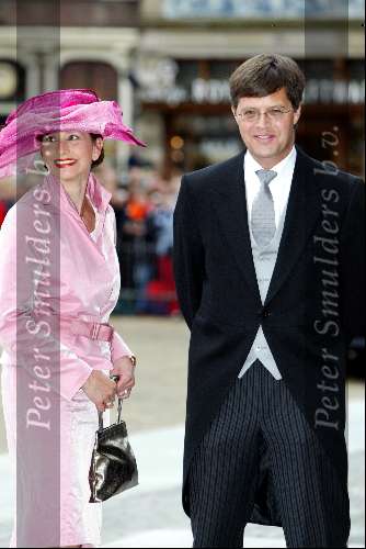 Delft 24 april 2004
Trouwen Prins Friso en Mabel Wisse Smit in stadhuis Delft.
Jan Peter Balkenende met vrouw