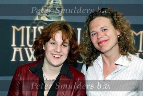 Amsterdam 28 april 2004
Lunch nominaties Musical Awards in Amsterdam.
Chiara Tissen en Kim v Zeben