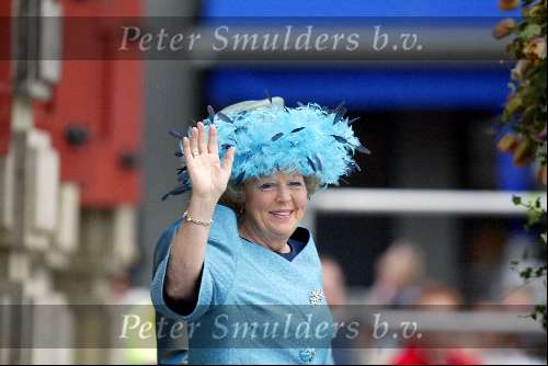 Delft 24 april 2004
Trouwen Prins Friso en Mabel Wisse Smit in stadhuis Delft.
Koningin Beatrix